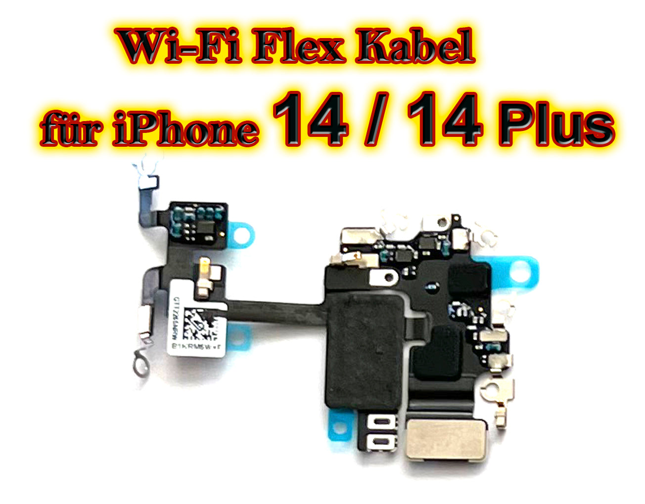 For iPhone 14 Series : Wi-Fi / Bluetooth flex cable. Flex cable for 14 / 14 Plus + / 14 Pro / 14 Pro Max. Wifi Bluetooth GPS antenna cable OEM