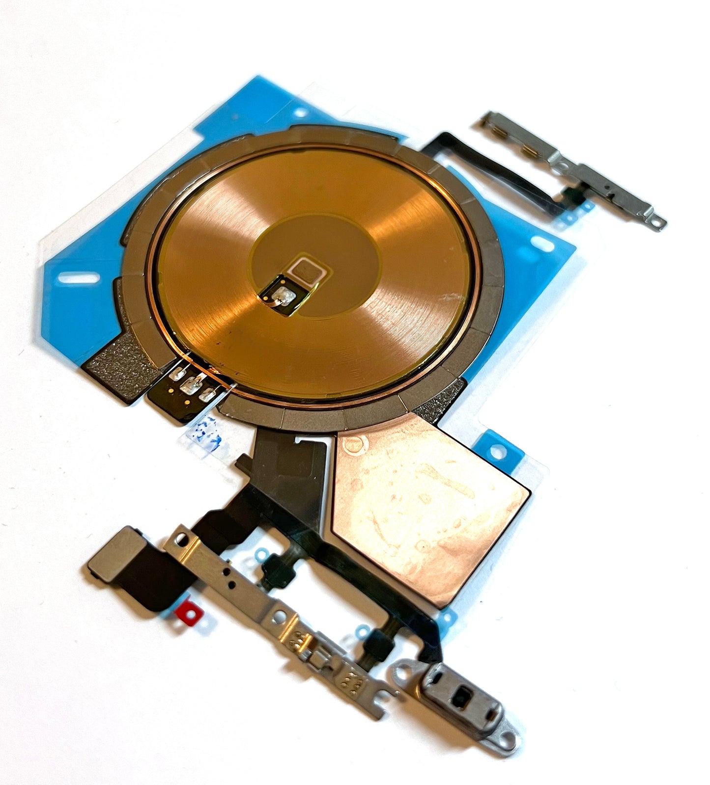 For iPhone 14 Series : QI / NFC / Volume flex cable. Flex cable for 14 / 14 Plus + / 14 Pro / 14 Pro Max. Charger / Power / Volume OEM cable