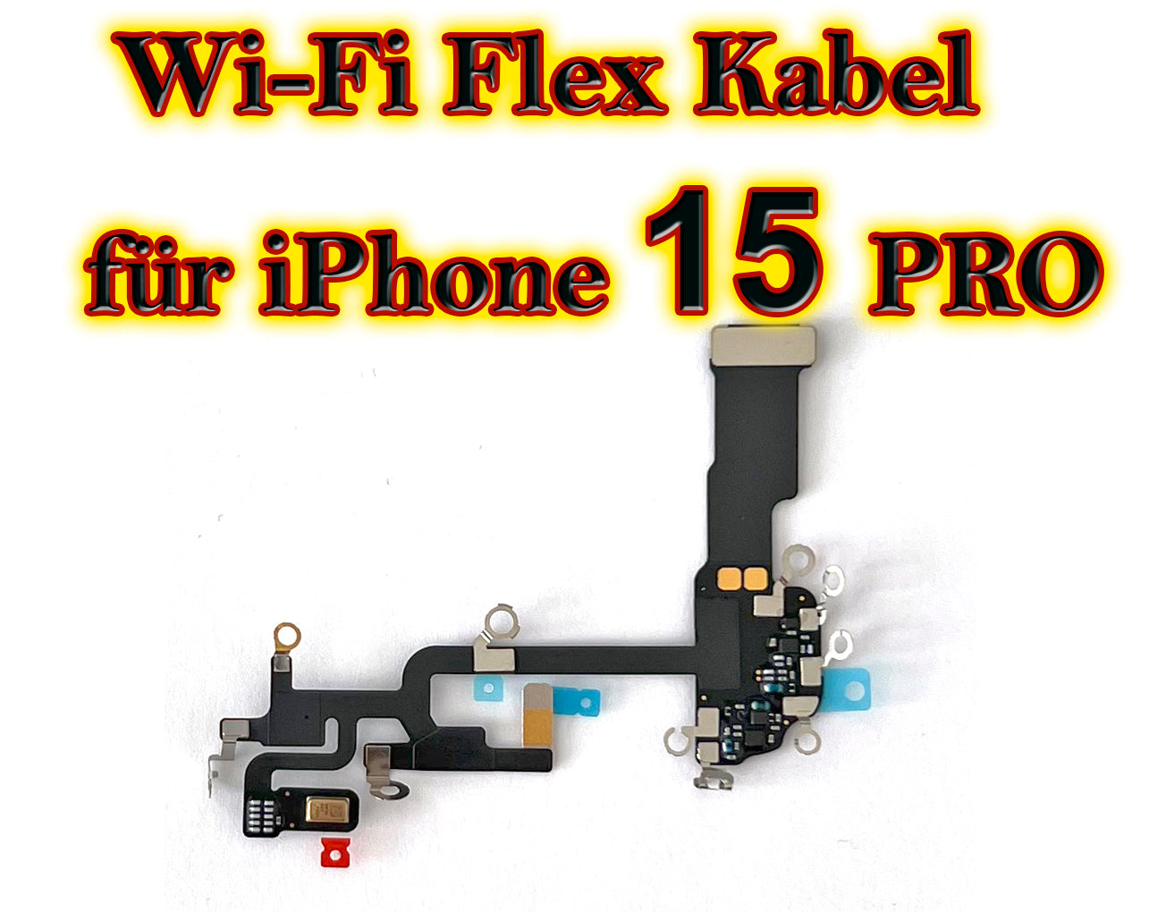 For iPhone 15 Series : Wi-Fi / Bluetooth flex cable. Flex cable for 15 / 15 Plus + / 15 Pro / 15 Pro Max. Wifi Bluetooth GPS antenna cable OEM