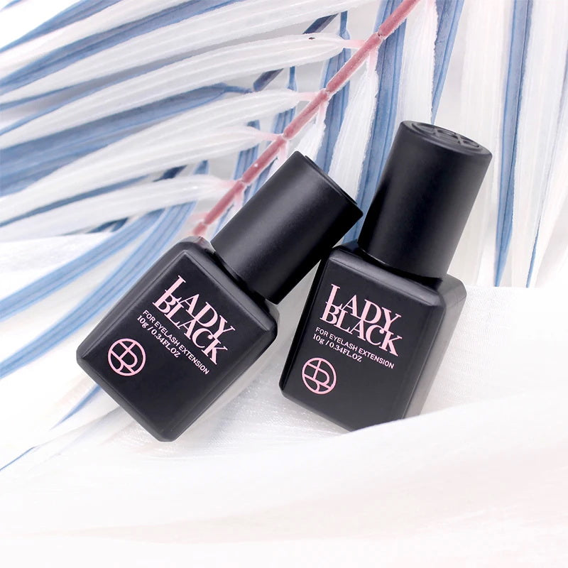 10ml eyelash glue Lady Black. Korea. Black glue. Drying time 2-3 sec.