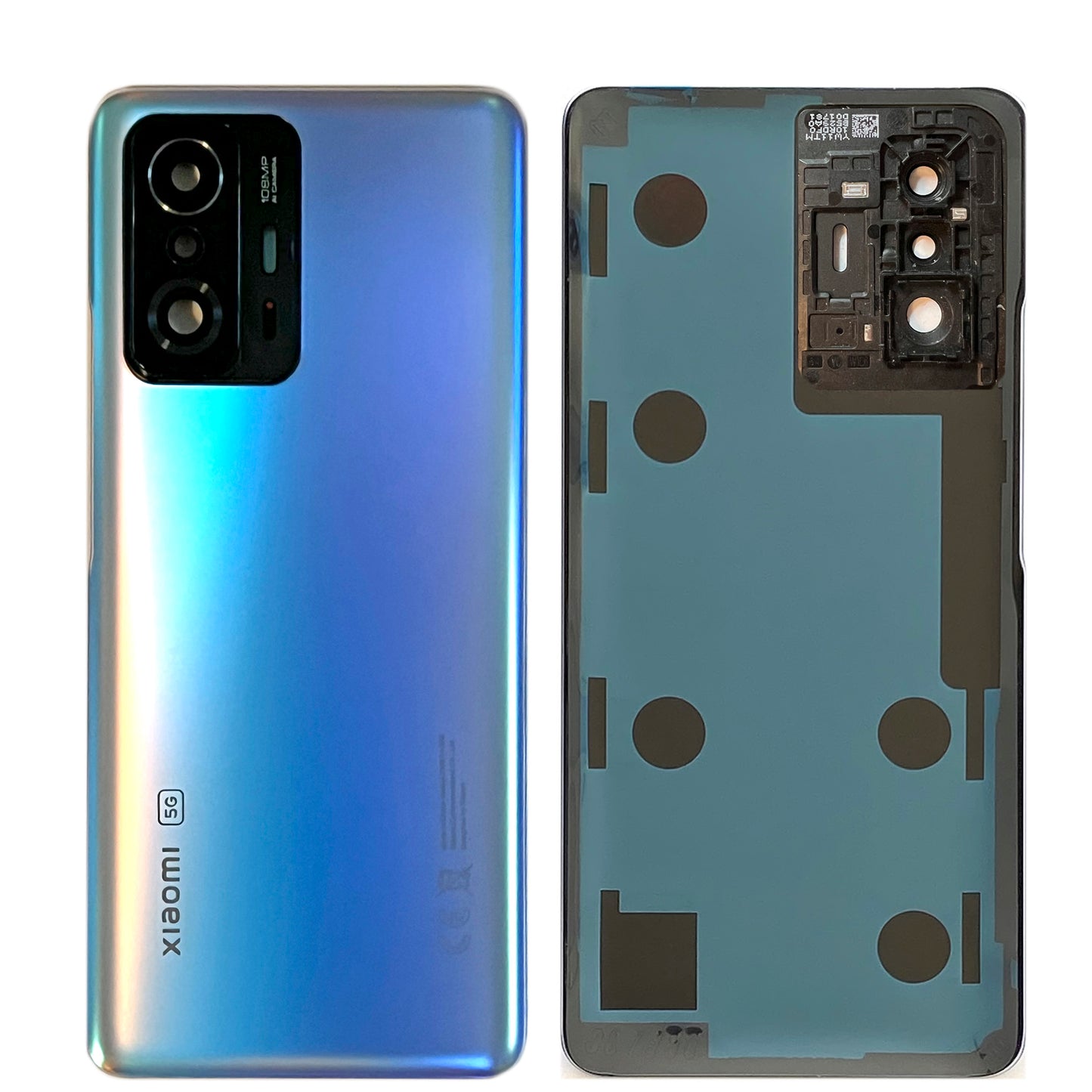 Battery cover for Xiaomi Mi 11T / Mi 11T Pro with camera glass. Back cover, rear, battery compartment cover. Mi11TPro in gray, black, blue, white.
