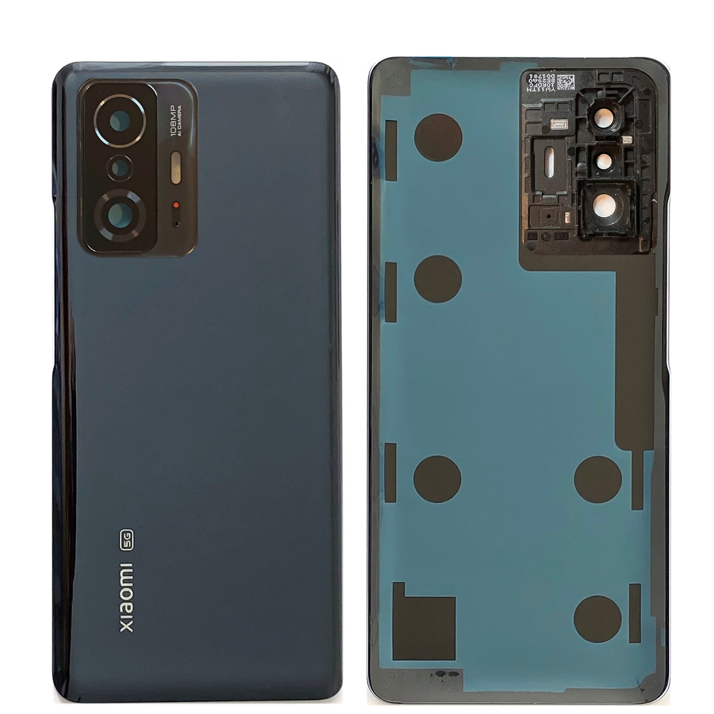 Battery cover for Xiaomi Mi 11T / Mi 11T Pro with camera glass. Back cover, rear, battery compartment cover. Mi11TPro in gray, black, blue, white.