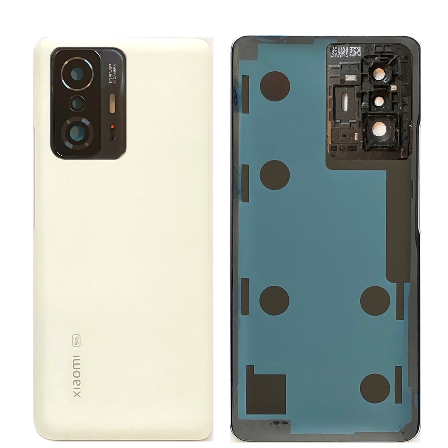 Battery cover for Xiaomi Mi 11T / Mi 11T Pro with camera glass. Back cover, rear, battery compartment cover. Mi11TPro in gray, black, blue, white.