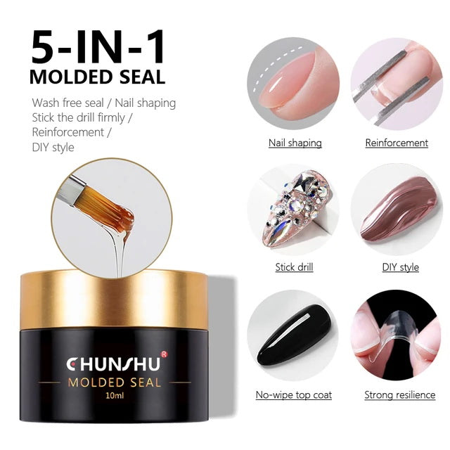 5ml nail gel / model gel / structure gel / drilling glue varnish / molded seal. UV/LED lamp.