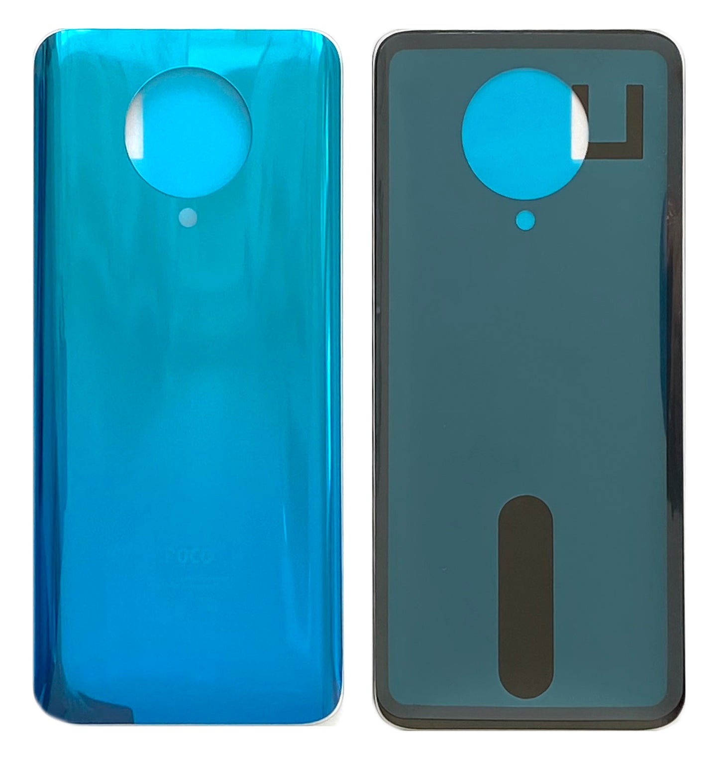 Cache batterie pour Xiaomi Poco F2 Pro. Couverture arrière, dos, couvercle du compartiment à piles. En gris, bleu, blanc. violet.
