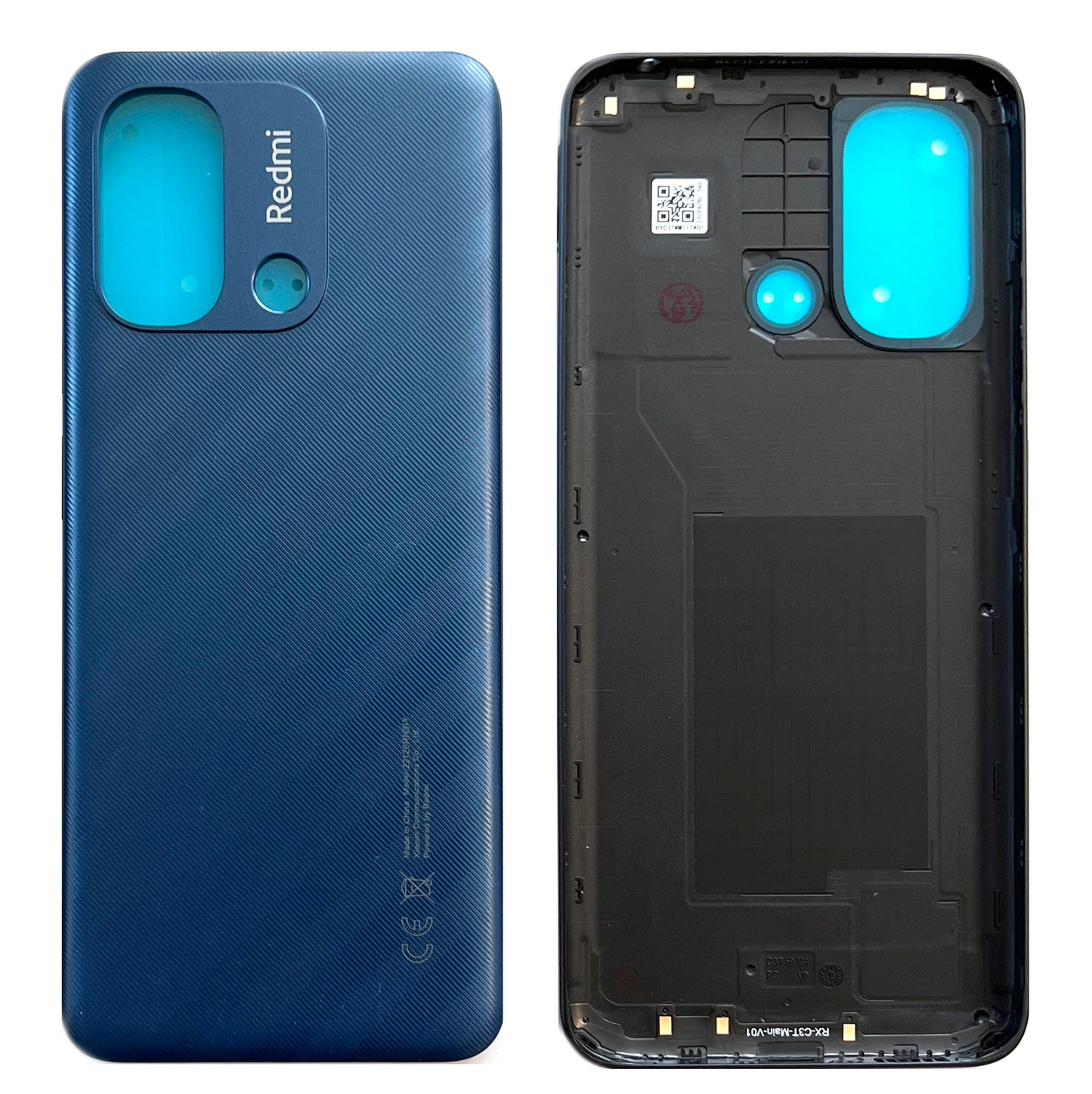 Battery cover for Xiaomi Redmi 12 / Redmi 12C. Back cover, rear, battery compartment cover. 12 / 12C in black, blue.