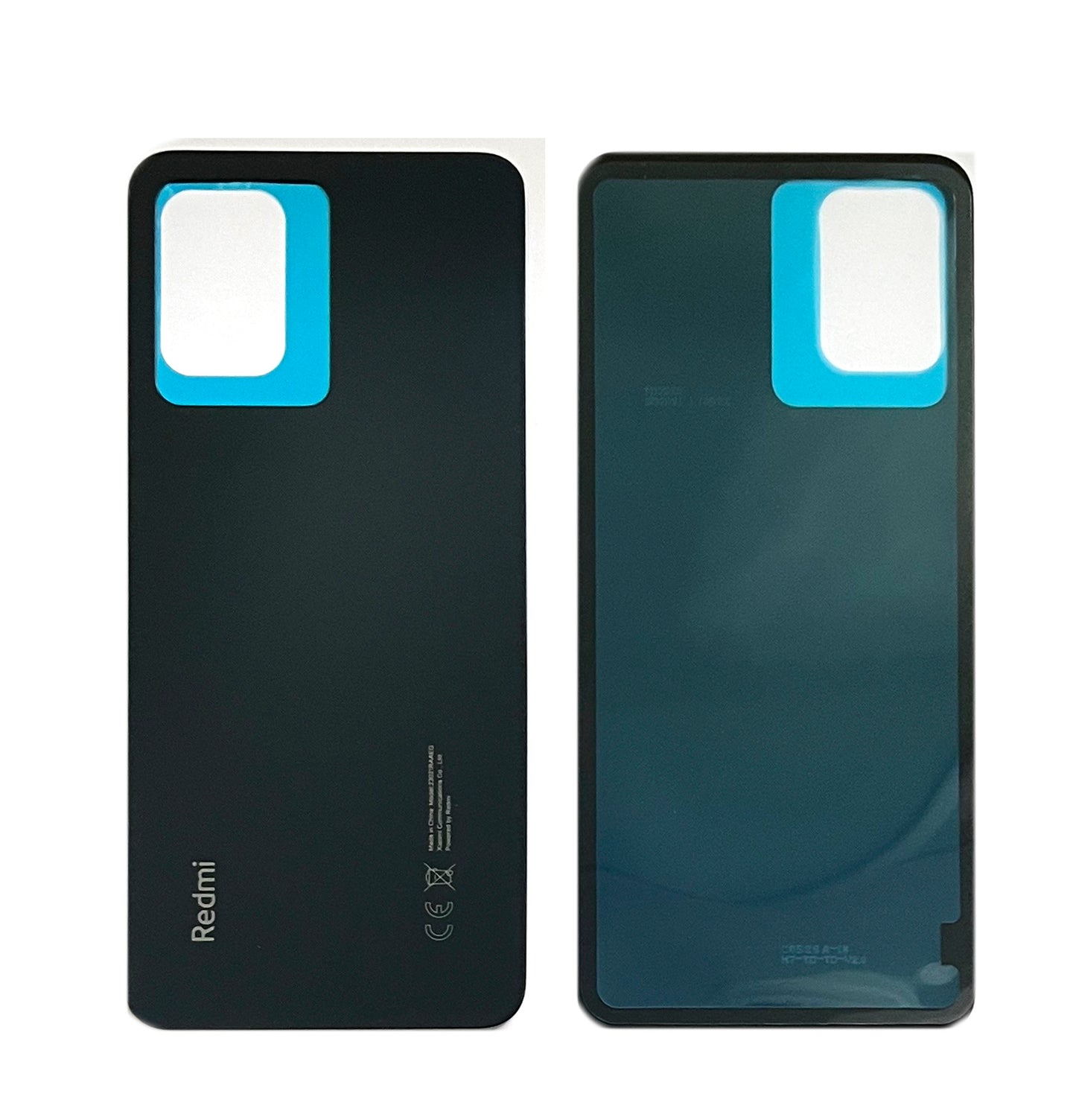 Battery cover for Xiaomi Redmi Note 12 4G / 5G. Back cover, rear, battery compartment cover. In gray, black, blue.