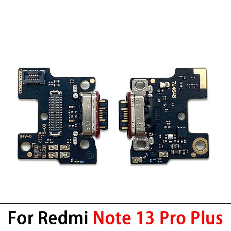 For Xiaomi Redmi Note Series : USB / charging socket / docking port. Redmi Note 12 Pro / 12Pro Plus + / 13 Pro / 13 Pro Plus + .OEM replacement part flex cable