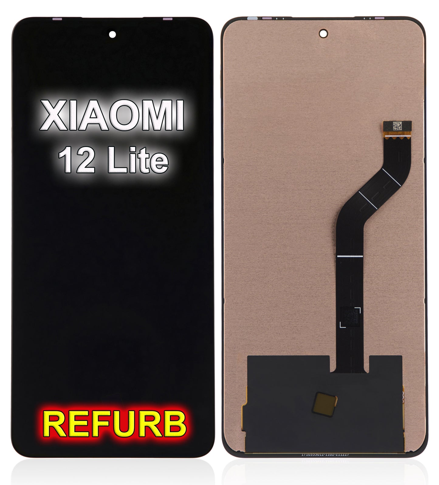 Original display for Xiaomi Mi 12 Lite. Refurbished replacement OLED screen. Mi12Lite.