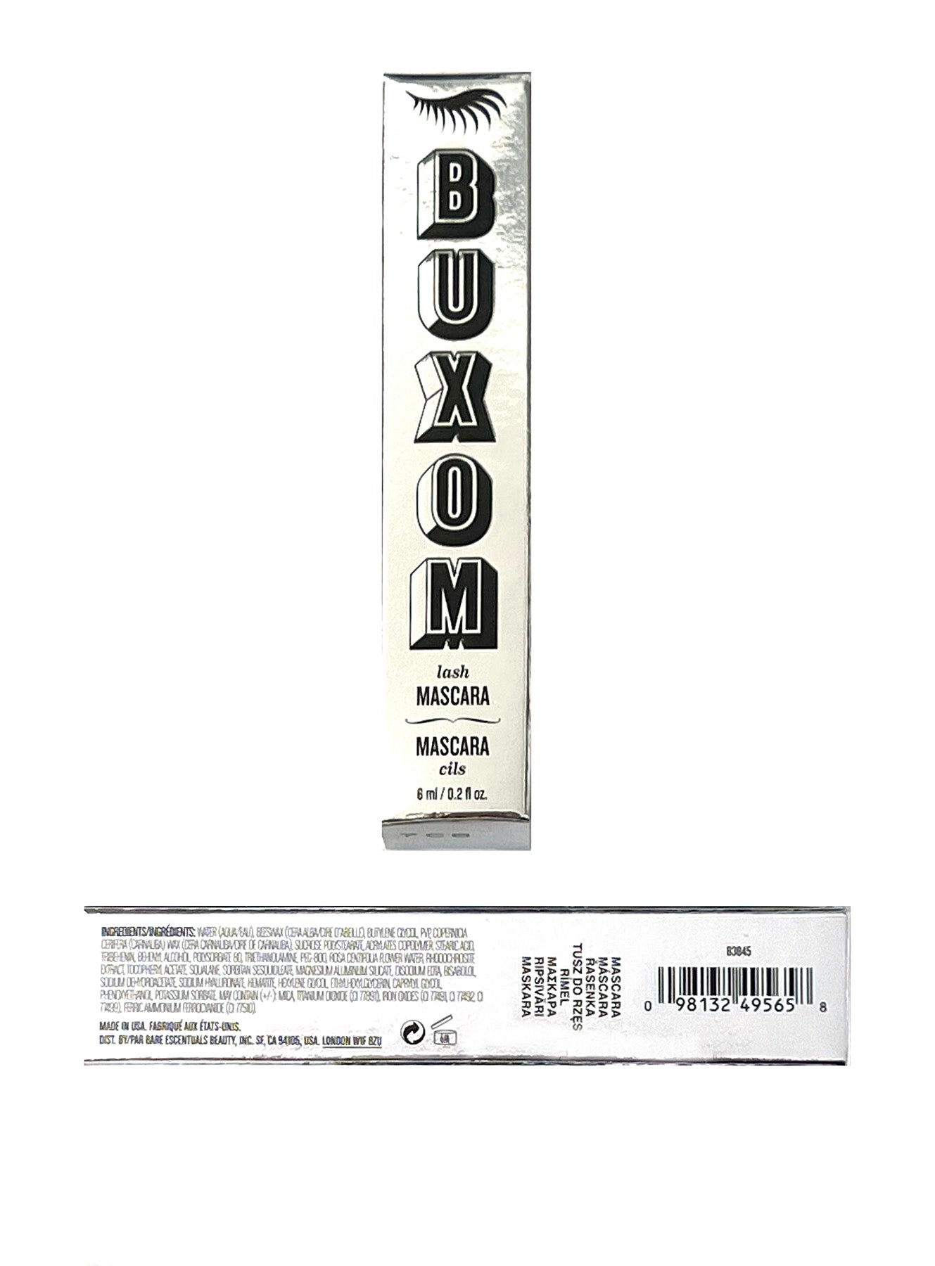 Buxom Mascara 6 ml - Wimpern Volumizing. Wimperntusche schwarz