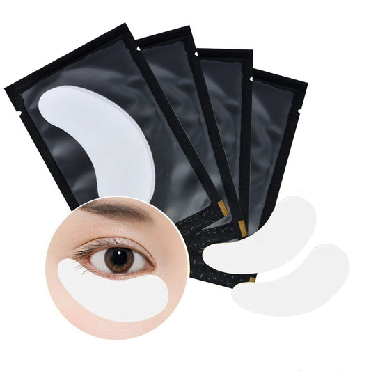 2 Stück Augenklappen - Wimpern Pads. Silikon Eye Patch gel Silikon für Wimpernverlängerung