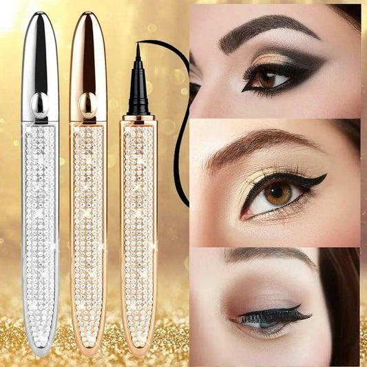 Eyeliner 2 In 1 Selbstklebende für falsche Wimpern. Bleistift, Stick, langlebige Kajal