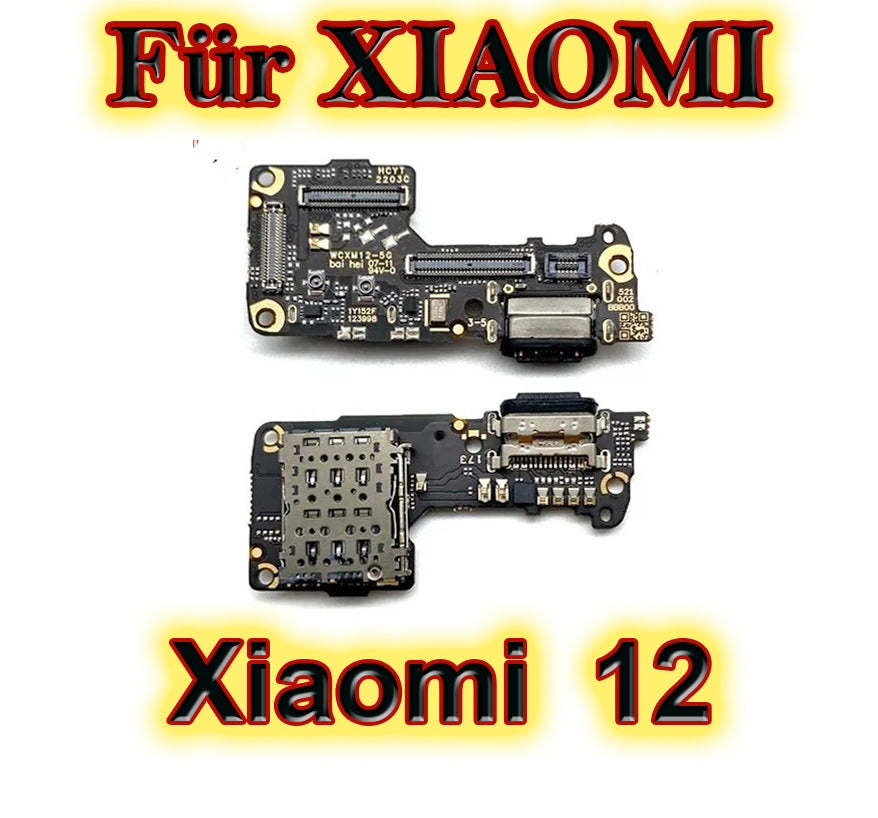 Für Xiaomi 12 / 12 Pro / 12T / 12T Pro : USB / Ladebuchse / Dockung Port. Mi 12 T  OEM Ersatz Flexkabel