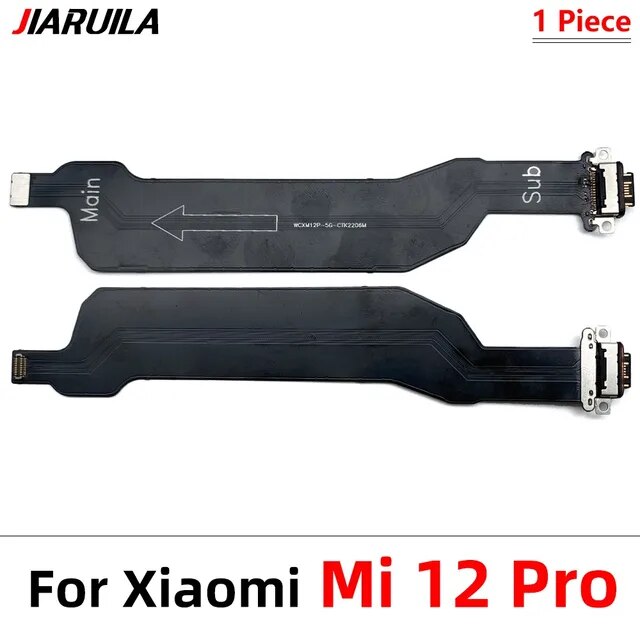 Für Xiaomi 12 / 12 Pro / 12T / 12T Pro : USB / Ladebuchse / Dockung Port. Mi 12 T  OEM Ersatz Flexkabel