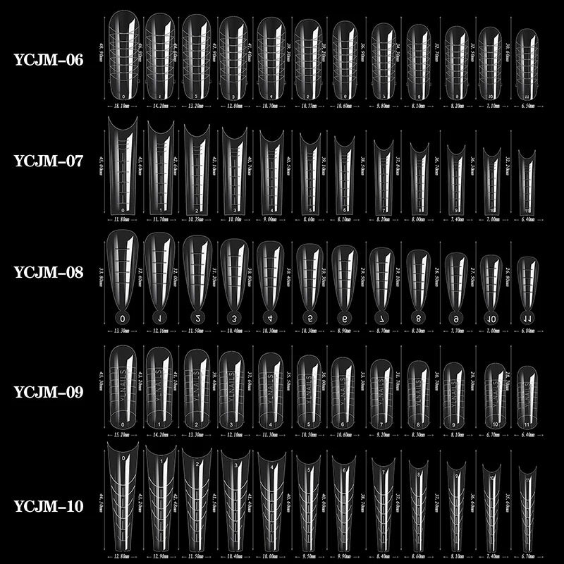 60 Stück Nagelspitzen, Falsche Nagel, Tipps, Nageldekoration, Form, Mold, Tips, Spitzen.