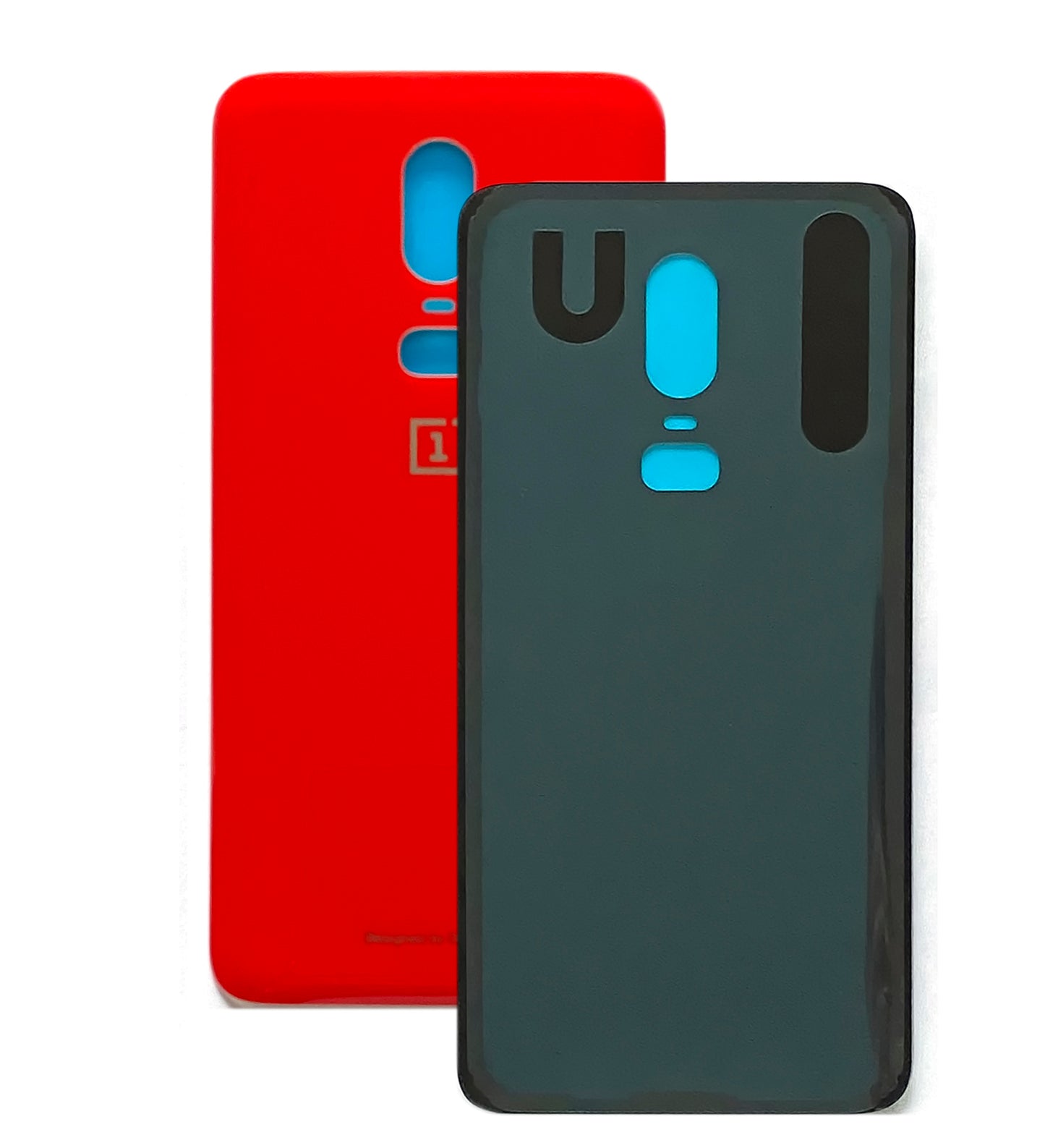 Akkudeckel für OnePlus 6 / 6T. Backcover, Rückseite, Akkufachdeckel. One Plus 6 T  in schwarz, rot, weiß. 1+ +