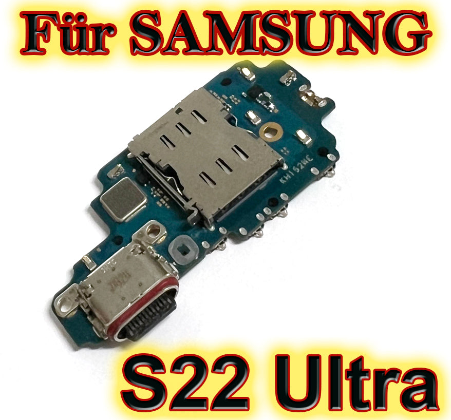 Für Samsung S22 Serie : USB / Ladebuchse / Dockung Port. S22 / S22 Plus + / S22 Ultra. OEM Ersatz Flexkabel