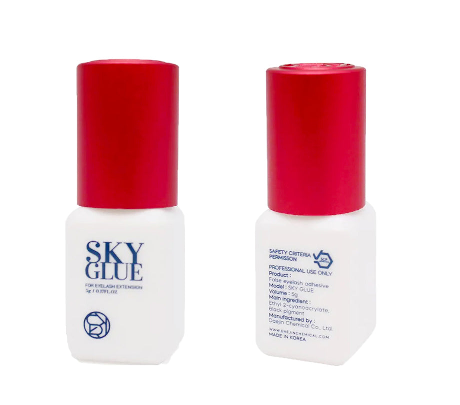 5ml Wimpernkleber Sky S+. Made in Korea. Sky S Plus + / TD Kleber. Schwarz, Rot, Blau, Silber Kappe. Wimpern Pflege