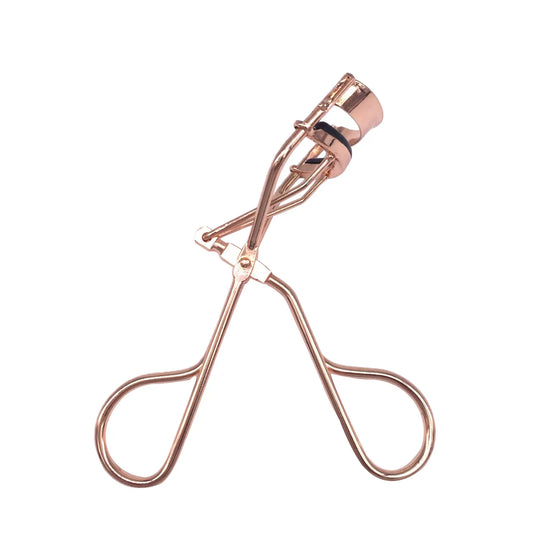 Wimpernzange aus Edelstahl. Wimpernformer, Eyelash Curler. Zange in rose - gold Farbe