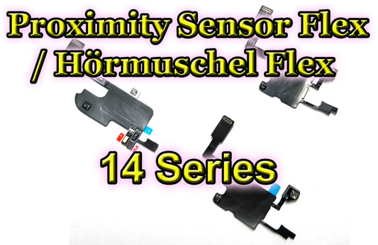 Für iPhone 14 Series : Hörmuschel / Proximity Sensor Flex Kabel. Flexkabel für 14/ 14 Plus + / 14 Pro / 14 Pro Max. Earpiece OEM cable