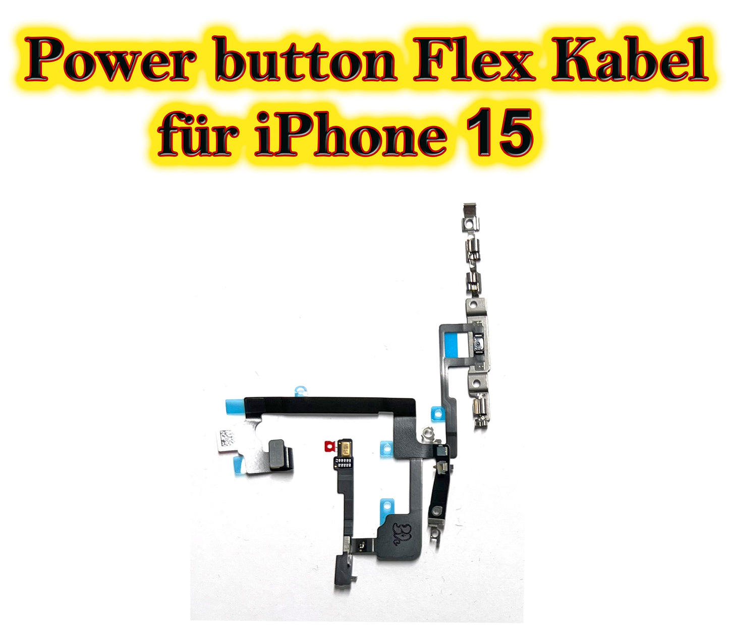 Für iPhone 15 Series : Power button Flex Kabel. An / Aus / Taste Flexkabel für 15 / 15 Plus +. Power OEM cable